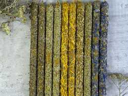 Восковые свечи с травами - VDALA.PRO