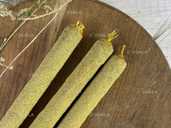 Восковая свеча с лавровым листом 20 см Восковая свеча с лавровым листом 20 см - VDALA.PRO - 1