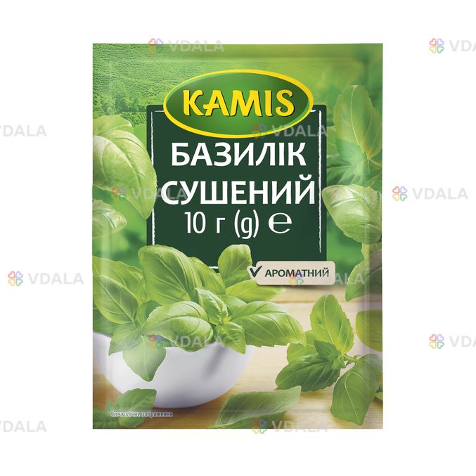 Базилик сушеный 10г Kamis Базилик сушеный 10г Kamis - VDALA.PRO