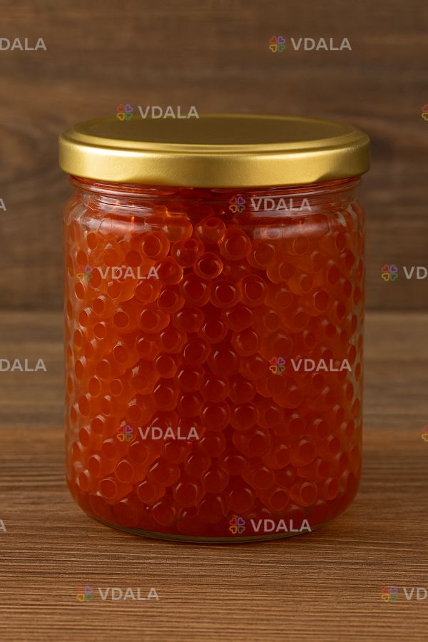 Икра кижуча красная слабосолёная 500 г - VDALA.PRO