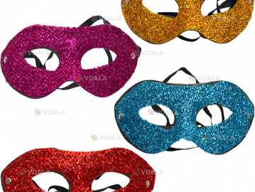 Маска карнавальна блискуча новий РІК, МІКС - VDALA.PRO