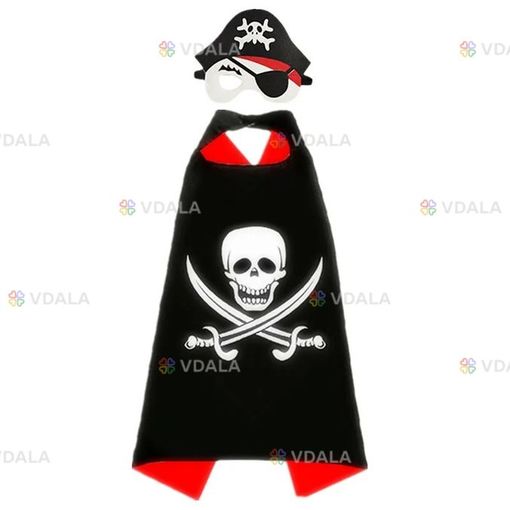 Плащ и маска пират детский костюм - VDALA.PRO