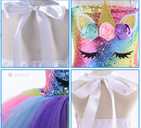 Детское праздничное платье «Единорожка» с LED подсветкой - VDALA.PRO - 2