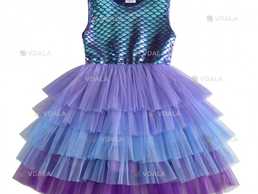 Детское карнавальное платье Ариэль рост 150 - VDALA.PRO