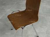 Стілець із гнутої фанери для кафе/ ресторану/дому - 1 Стілець із гнутої фанери для кафе/ ресторану/дому - VDALA.PRO - 1