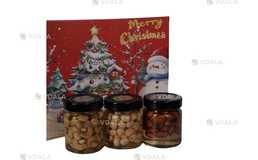 Подарочный набор мёда с орехами 1350 г - VDALA.PRO