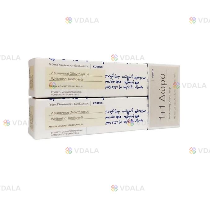 Korres Отбеливающая зубная паста - VDALA.PRO