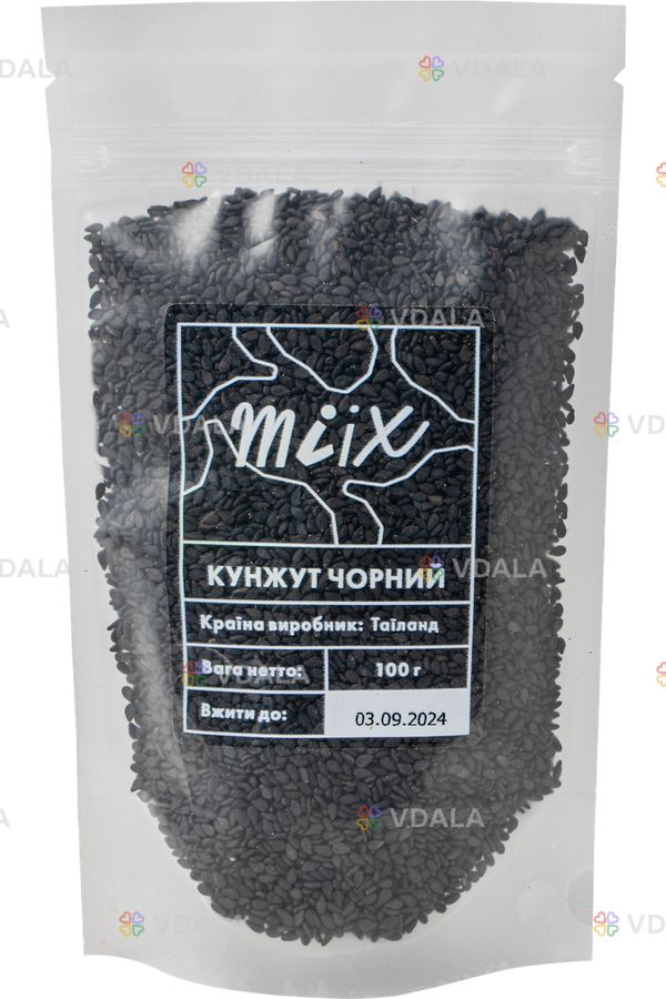 Кунжут черный miix 100 г Кунжут черный miix 100 г - VDALA.PRO
