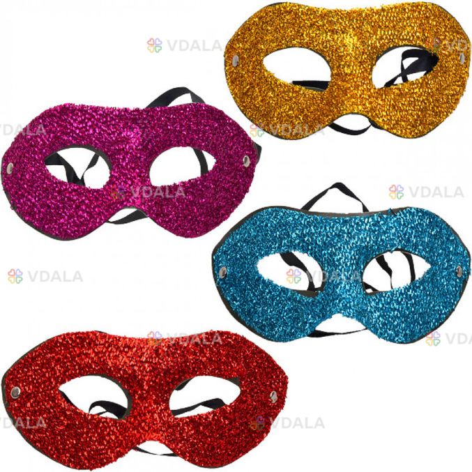 Маска карнавальна блискуча новий РІК, МІКС Маска карнавальна блискуча новий РІК, МІКС - VDALA.PRO