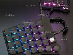 Низькопрофільна спліт клавіатура Lea Choc на механічних свічах Kailh - VDALA.PRO