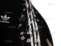 кастом новий орігінал світшот Adidas з сакурою - VDALA.PRO