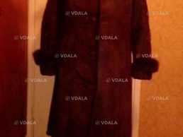 Шуба з капюшоном, екозамш, 52-54 р. - VDALA.PRO