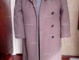 Тепле кашемірове пальто із нірковим воротніком 52-54р. - VDALA.PRO