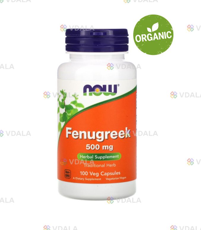 Now Foods, Пажитник, 500 мг, 100 капсул. Для лактации Now Foods, Пажитник, 500 мг, 100 капсул. Для лактации - VDALA.PRO