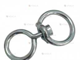 Вертлюг цепи для привязи скота, 6 мм - VDALA.PRO
