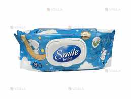 Детские влажные салфетки Smile Baby Экстракт алоэ 84 шт, 0+ - VDALA.PRO