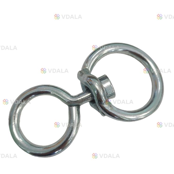 Вертлюг цепи для привязи скота, 6 мм - VDALA.PRO