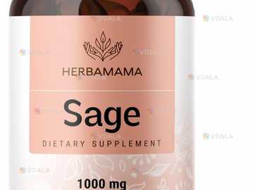 Биодобавка Шалфей 1000 мг 100 капсул herbamama - VDALA.PRO