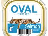 Паштет для кошек с лососем и свежими креветками OVAL 150гр Паштет для кошек с лососем и свежими креветками OVAL 150гр - VDALA.PRO - 1