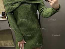 Нова сукня Zara, в розмірі Xs. Гарний зелений колір - VDALA.PRO