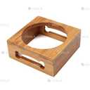 Миска для собак и кошек 180 мл (дерево, металл) - 2 Миска для собак и кошек 180 мл (дерево, металл) - VDALA.PRO - 2