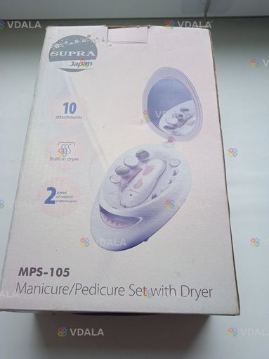 Акумуляторний набір манікюрно-педікюрний з сушкою Supra. Новий, б/дзер Акумуляторний набір манікюрно-педікюрний з сушкою Supra. Новий, б/дзер - VDALA.PRO