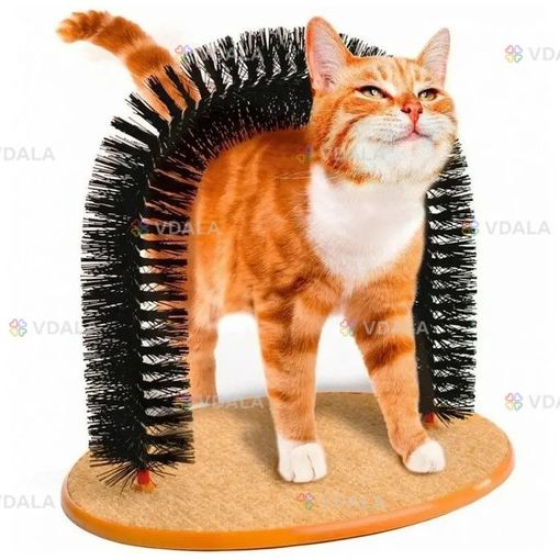 Когтеточка со щеткой для кошек Когтеточка со щеткой для кошек - VDALA.PRO