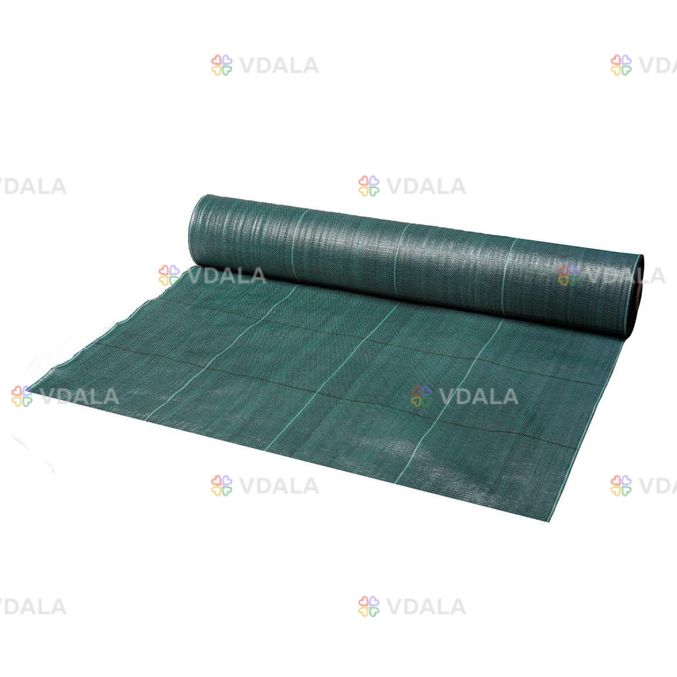 Агроткань Bradas 100 г/м² 1,2х100м сетка 25см зеленая от сорняков - VDALA.PRO