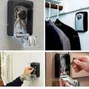 Мини сейф металлический для ключей с кодовым замком - 4 Мини сейф металлический для ключей с кодовым замком - VDALA.PRO - 4