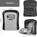 Мини сейф металлический для ключей с кодовым замком - 5 Мини сейф металлический для ключей с кодовым замком - VDALA.PRO - 5