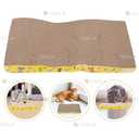 Когтеточка-волна для кошек Supretto картонная - 3 Когтеточка-волна для кошек Supretto картонная - VDALA.PRO - 3