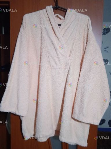 Рушник-пончо/халат для дорослого, махра - VDALA.PRO