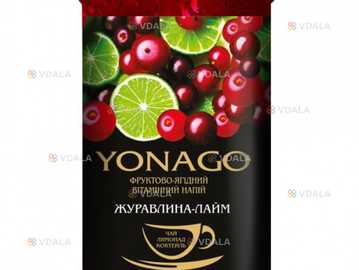Концентрат напитка Клюква-Лайм yonago, бутылка 1250г - VDALA.PRO