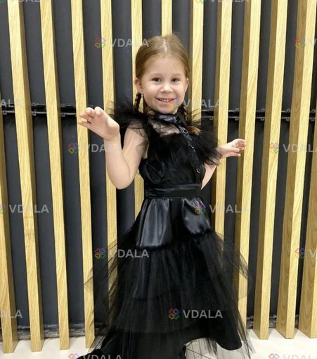 Карнавальный костюм Венсдей Wednsday, платье Венсдей Карнавальный костюм Венсдей Wednsday, платье Венсдей - VDALA.PRO