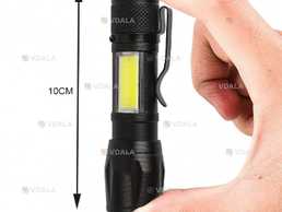 Телескопічний кишеньковий світодіодний ліхтарик. - VDALA.PRO