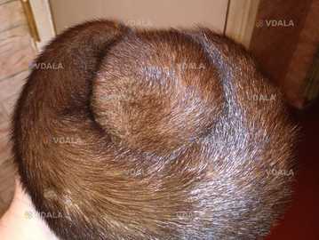 Жіноча шапка з натурального хутра норки р. 56-57. - VDALA.PRO