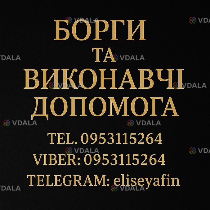 Борги та Виконавчі. Допомога Борги та Виконавчі. Допомога - VDALA.PRO