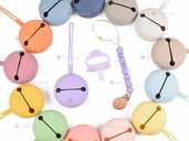 3в1 Футляр-контейнер для пустышки силиконовый + соска + крепление Momm - 1 3в1 Футляр-контейнер для пустышки силиконовый + соска + крепление Momm - VDALA.PRO - 1