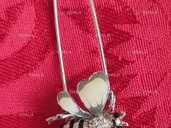 Булавка -метелик для шарфів, хусток, одягу - 1 Булавка -метелик для шарфів, хусток, одягу - VDALA.PRO - 1