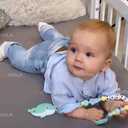 Именной силиконовый грызунок, для новорожденного, Машинка - VDALA.PRO - 2