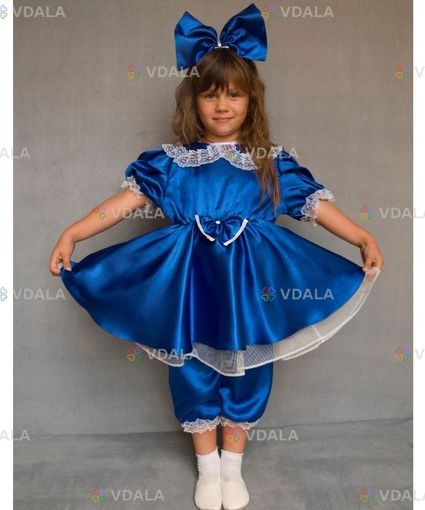 Костюм «мальвина (синий)» 3 предмета (105-120 см) Костюм «мальвина (синий)» 3 предмета (105-120 см) - VDALA.PRO