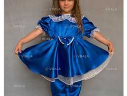 Костюм «мальвина (синий)» 3 предмета (105-120 см) - VDALA.PRO