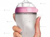 Бутылочка для кормления антиколиковая Comotomo 250 мл Розовая - VDALA.PRO - 1