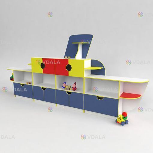 Детская стенка Кораблик - VDALA.PRO