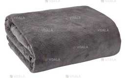 Плед dragehode 140x200см фліс темно-сірий - VDALA.PRO