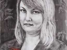 Авторский портрет под заказ, 40*50 см, сухая кисть - VDALA.PRO