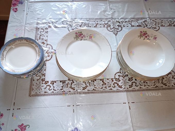 Керамічні тарілки для першої, другої справ та десерту. - VDALA.PRO