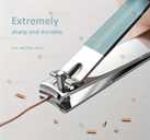 Манікюрний набір 4в1 кусачки, зі шкіряним чохлом, дорожній набір кусач - VDALA.PRO - 3