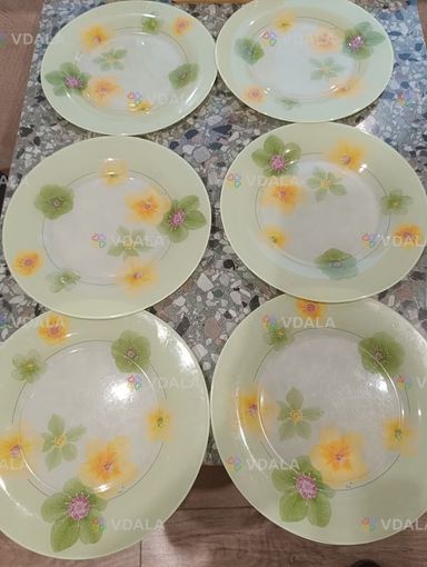 Набір із 6 тарілок для обіду Luminarc Anis Poeme діаметром 25 см - VDALA.PRO