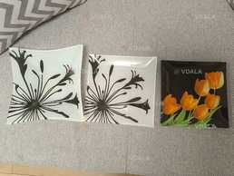 Продам квадратные стеклянные тарелки - VDALA.PRO